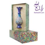 گلدان میناکاری سایز 16 با جعبه هاردباکس