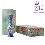 گلدان میناکاری سایز 16 با جعبه هاردباکس