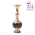 گلدان فانتزی مس و پرداز با جعبه هاردباکس