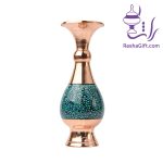 گلدان صراحی فیروزه کوبی با جعبه هاردباکس
