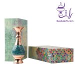 گلدان صراحی فیروزه کوبی با جعبه هاردباکس