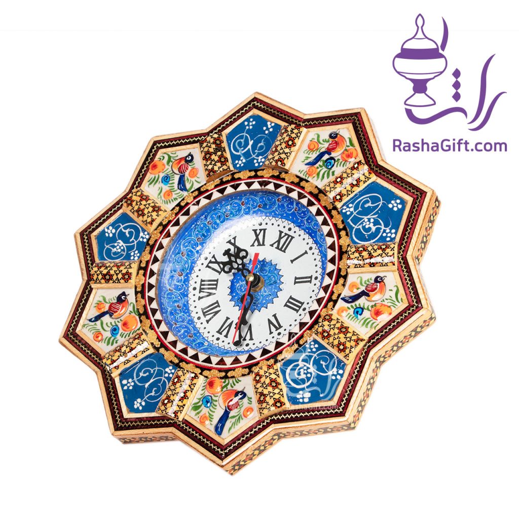ساعت خورشیدی خاتم و مینا
