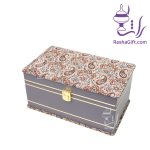 گلدان میناکاری با جعبه ترمه