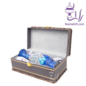 گلدان میناکاری با جعبه ترمه