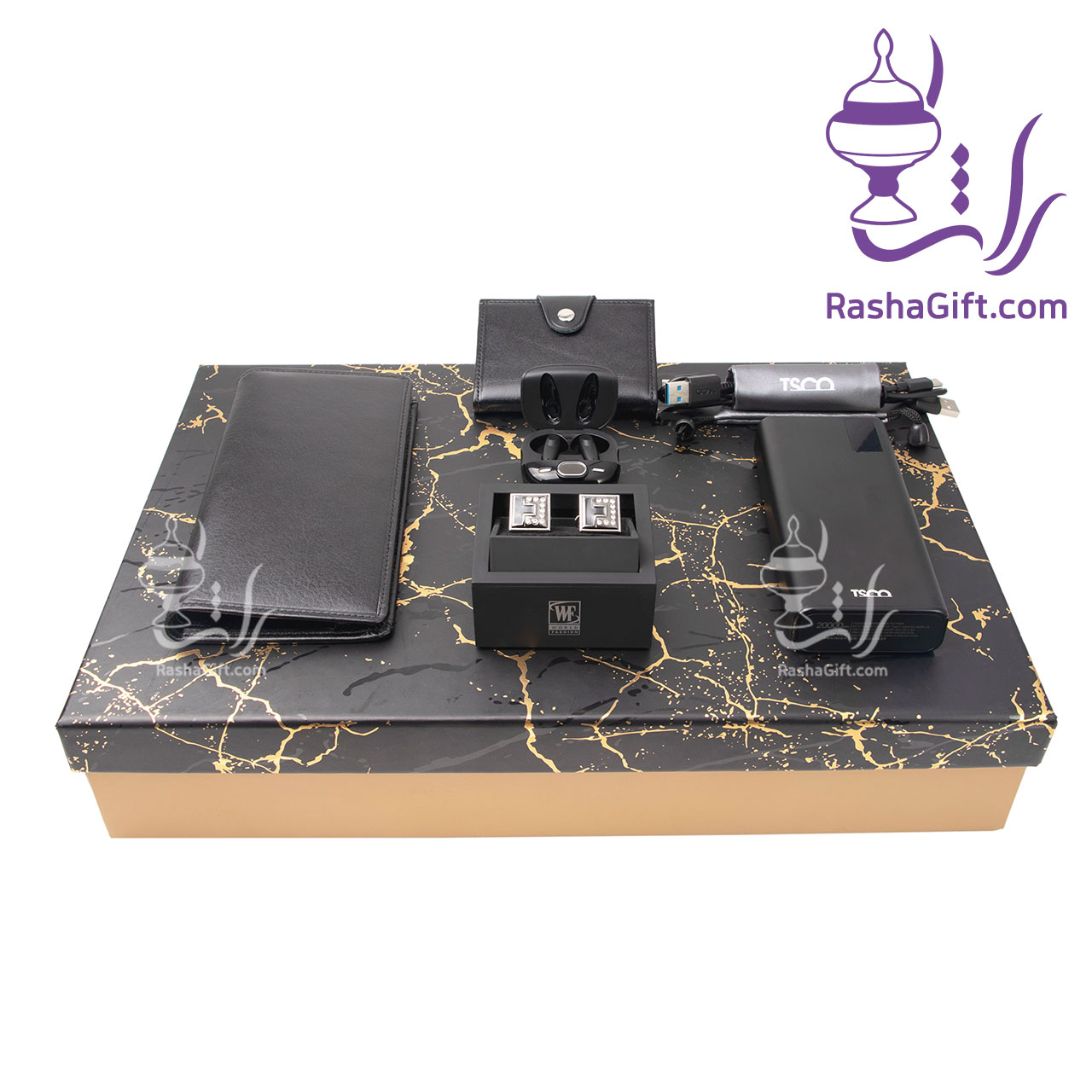 R321 ست الکترونیکی و چرم طبیعی راشا