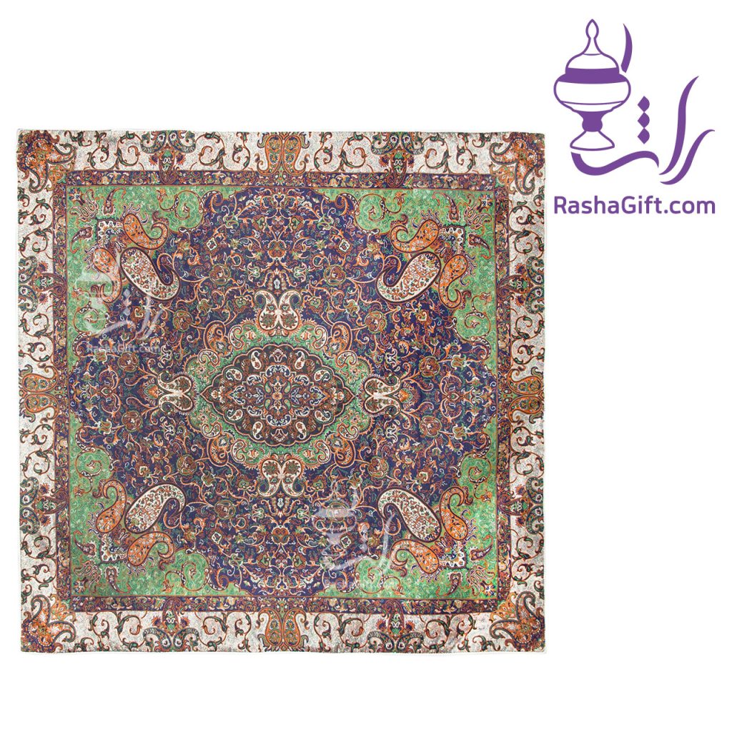 ترمه هزار نقش در جعبه هاردباکس طرح سنگ
