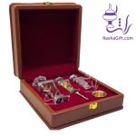 گنجینه زعفران 2 در جعبه متوسط چوب و چرم