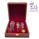 گنجینه زعفران 2 در جعبه متوسط چوب و چرم
