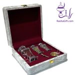 گنجینه زعفران 2 در جعبه متوسط چوب و چرم