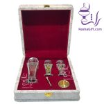 گنجینه زعفران 2 در جعبه متوسط چوب و چرم