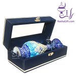 گلدان میناکاری با جعبه جیر