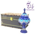 شکلات خوری میناکاری با جعبه ترمه