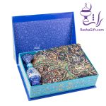 ست گلدان 16 میناکاری و ترمه با جعبه هاردباکس