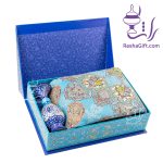 ست گلدان 16 میناکاری و ترمه با جعبه هاردباکس