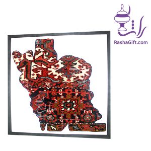 تابلو گلیمچه نقشه ایران مدل کلاسیک 1