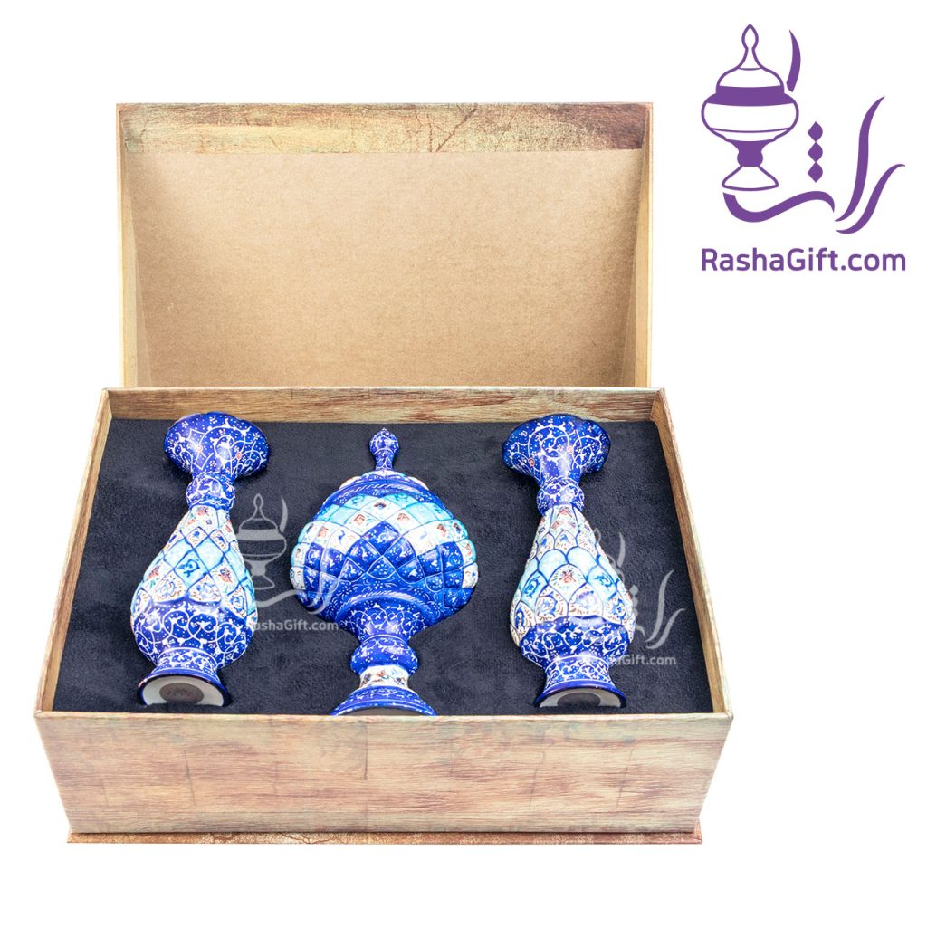 ست آذین میناکاری با جعبه هاردباکس